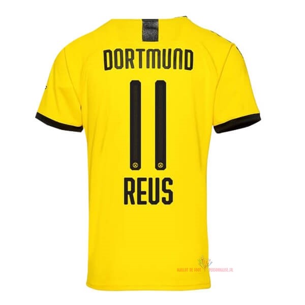 Maillot Om Pas Cher PUMA NO.11 Reus Domicile Maillot Borussia Dortmund 2019 2020 Jaune