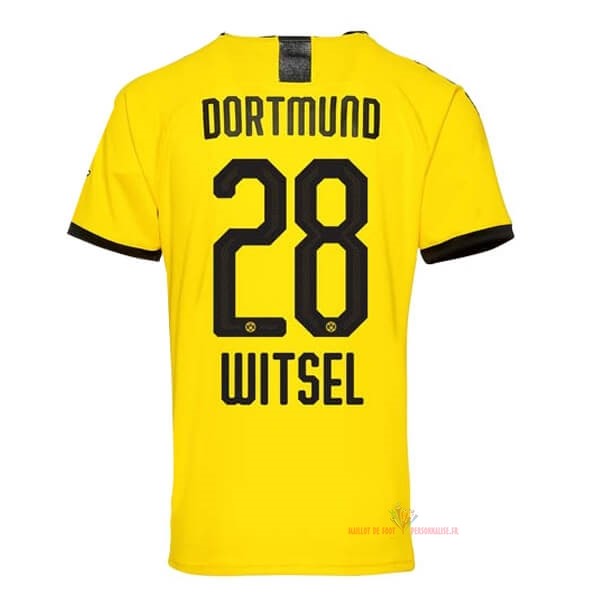 Maillot Om Pas Cher PUMA NO.28 Witsel Domicile Maillot Borussia Dortmund 2019 2020 Jaune