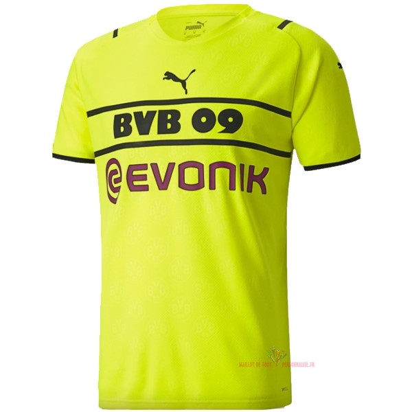 Maillot Om Pas Cher PUMA Thailande Third Camiseta Borussia Dortmund 2021 2022 Jaune