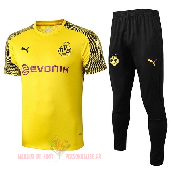 Maillot Om Pas Cher Puma Entrainement Ensemble Borussia Dortmund 2019 2020 Noir Jaune Purpura