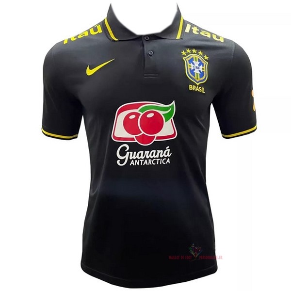 Maillot Om Pas Cher Nike Polo Brésil 2022 Noir