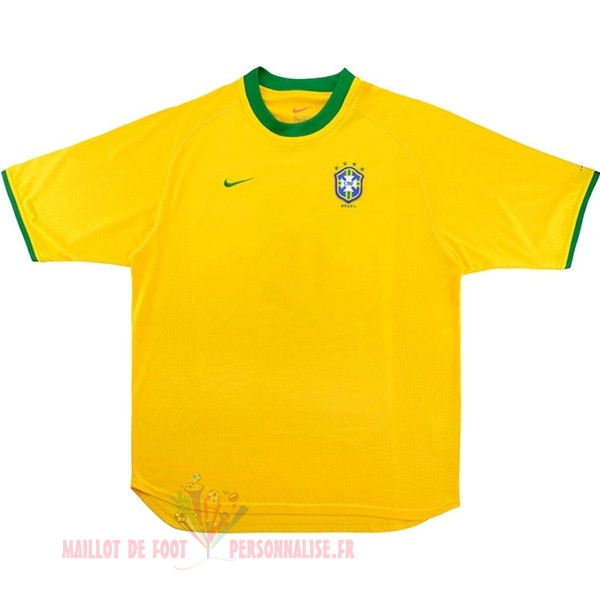 Maillot Om Pas Cher Nike Domicile Maillot Brésil Retro 2000 Jaune