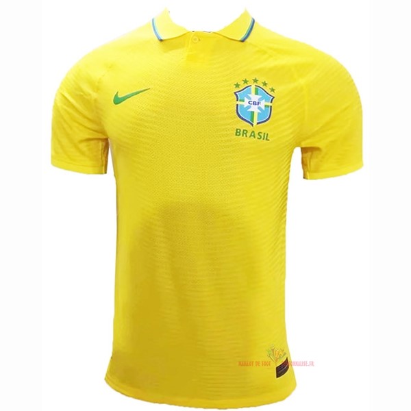 Maillot Om Pas Cher Nike Thailande Domicile Camiseta Brésil 2021 Jaune