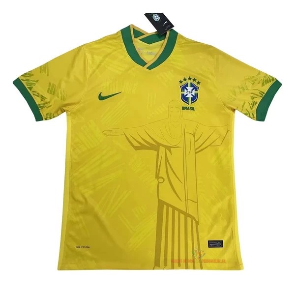 Maillot Om Pas Cher Nike Thailande Spécial Maillot Brésil 2022 Jaune