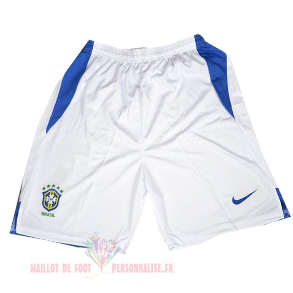 Maillot Om Pas Cher Nike Exterieur Shorts Brésil Vintage 2002 Blanc