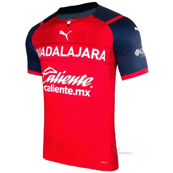 Maillot Om Pas Cher PUMA Thailande Third Camiseta CD Guadalajara 2021 2022 Rouge