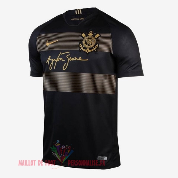 Maillot Om Pas Cher Nike Third Maillots Corinthians Paulista 2018-2019 Noir
