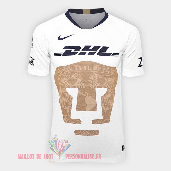 Maillot Om Pas Cher Nike Domicile Maillots UNAM PUMAs 2018-2019 Blanc