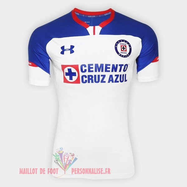 Maillot Om Pas Cher Under Armour Exterieur Maillots Cruz Azul 2018-2019 Blanc