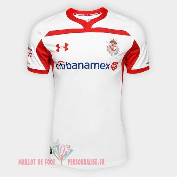 Maillot Om Pas Cher Under Armour Exterieur Maillots Deportivo Toluca 2018-2019 Blanc