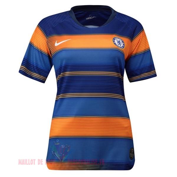 Maillot Om Pas Cher Nike Entrainement Chelsea 2019 2020 Bleu Orange