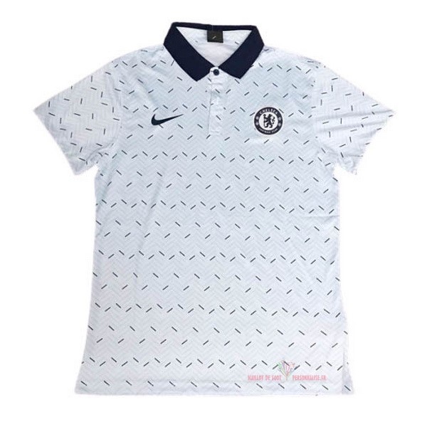 Maillot Om Pas Cher Nike Polo Chelsea 2020 2021 Blanc