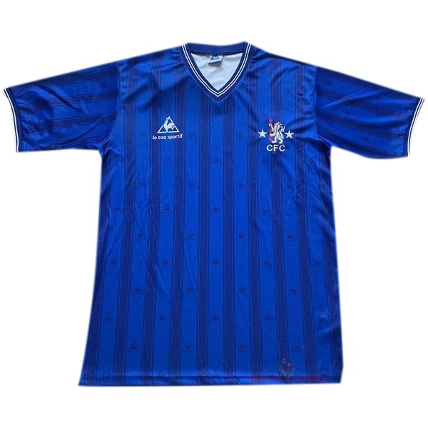 Maillot Om Pas Cher Le Coq Sportif Domicile Camiseta Chelsea Rétro 1985 1987 Bleu