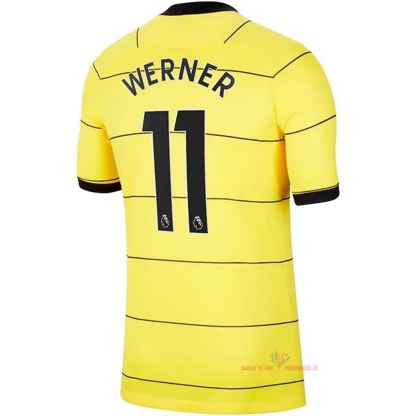 Maillot Om Pas Cher Nike NO.11 Werner Exterieur Maillot Chelsea 2021 2022 Jaune