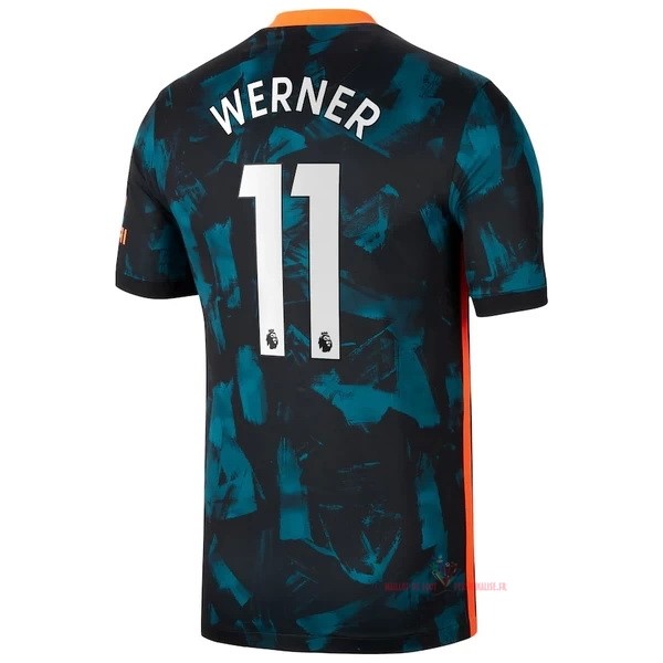 Maillot Om Pas Cher Nike NO.11 Werner Third Maillot Chelsea 2021 2022 Vert