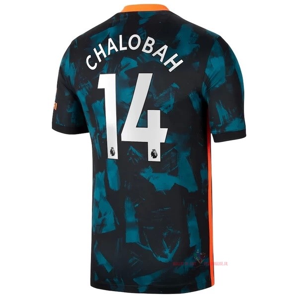 Maillot Om Pas Cher Nike NO.14 Chalobah Third Maillot Chelsea 2021 2022 Vert