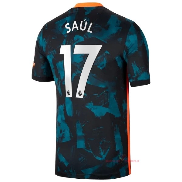Maillot Om Pas Cher Nike NO.17 Saúl Third Maillot Chelsea 2021 2022 Vert
