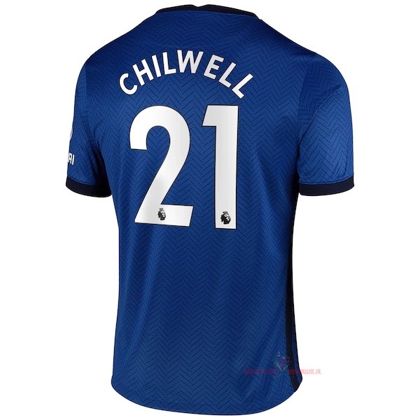 Maillot Om Pas Cher Nike NO.21 Chilwell Domicile Maillot Chelsea 2020 2021 Bleu