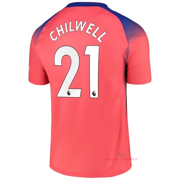 Maillot Om Pas Cher Nike NO.21 Chilwell Third Maillot Chelsea 2020 2021 Orange