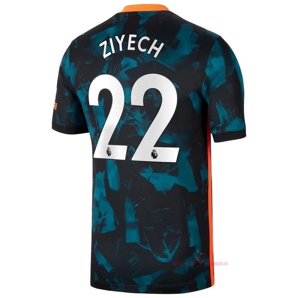 Maillot Om Pas Cher Nike NO.22 Ziyech Third Maillot Chelsea 2021 2022 Vert