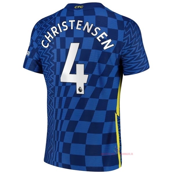 Maillot Om Pas Cher Nike NO.4 Christensen Domicile Maillot Chelsea 2021 2022 Bleu