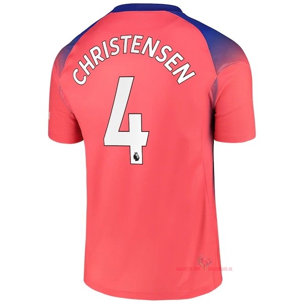 Maillot Om Pas Cher Nike NO.4 Christensen Third Maillot Chelsea 2020 2021 Orange