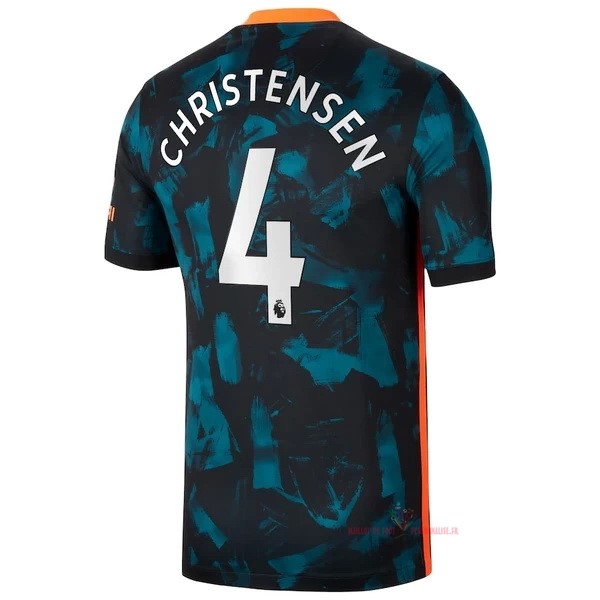 Maillot Om Pas Cher Nike NO.4 Christensen Third Maillot Chelsea 2021 2022 Vert