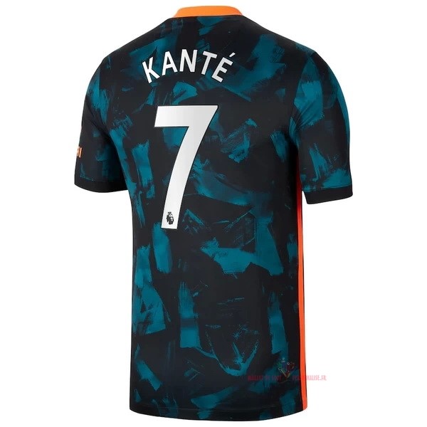 Maillot Om Pas Cher Nike NO.7 Kante Third Maillot Chelsea 2021 2022 Vert