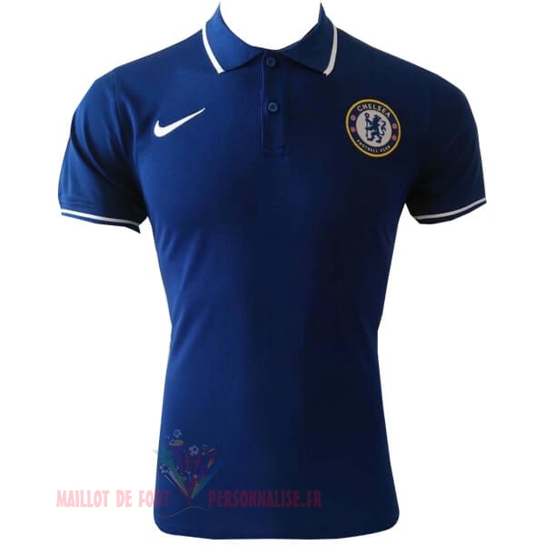 Maillot Om Pas Cher Nike Polo Chelsea 2019 2020 Bleu
