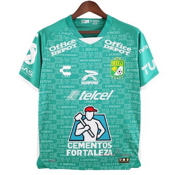 Maillot Om Pas Cher Tenis Charly Thailande Domicile Maillot Club León 2022 2023 Vert