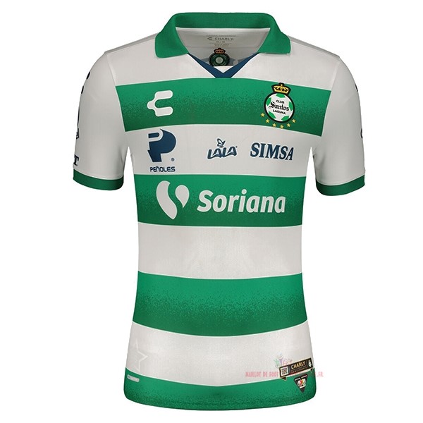 Maillot Om Pas Cher Tenis Charly Domicile Camiseta Santos Laguna 2021 2022 Vert