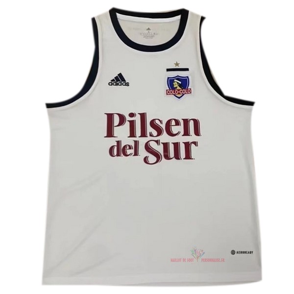 Maillot Om Pas Cher adidas Maillot Sin Mangas Colo Colo 2022 2023 Blanc
