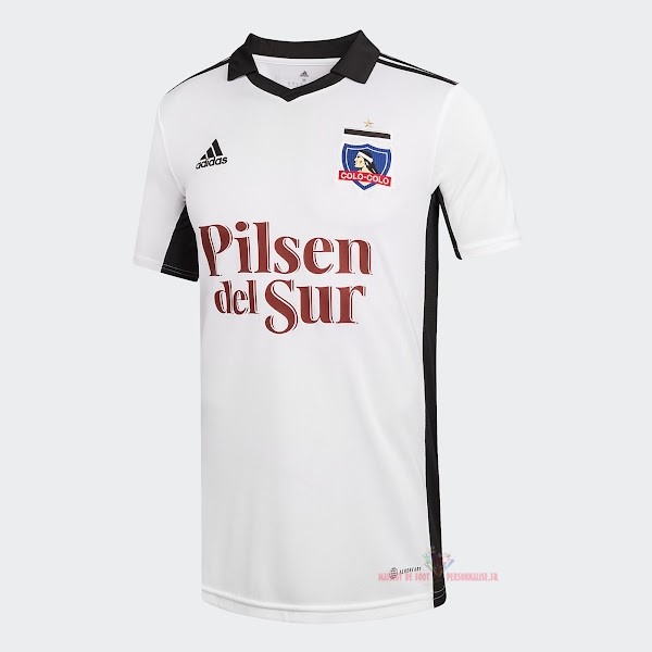 Maillot Om Pas Cher adidas Thailande Domicile Camiseta Colo Colo 2022 2023 Blanc