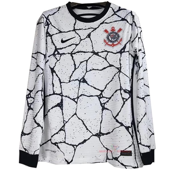 Maillot Om Pas Cher Nike Domicile Camiseta Manches Longues Corinthians Paulista 2021 2022 Blanc