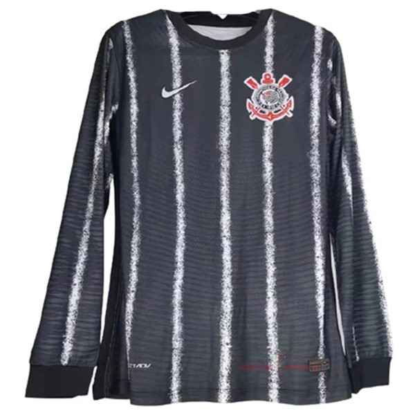 Maillot Om Pas Cher Nike Exterieur Camiseta Manches Longues Corinthians Paulista 2021 2022 Noir
