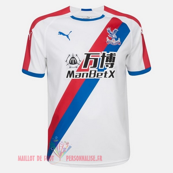 Maillot Om Pas Cher PUMA Exterieur Maillots Crystal Palace 18-19 Blanc