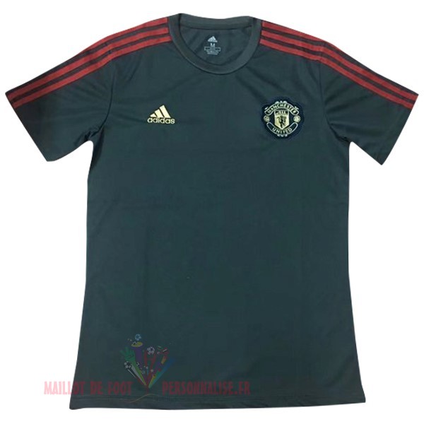 Maillot Om Pas Cher Adidas Entrainement Manchester United 2019 2020 Gris Marine