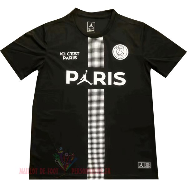 Maillot Om Pas Cher Jordan Entrainement Paris Saint Germain 2018 2019 Blanc Noir