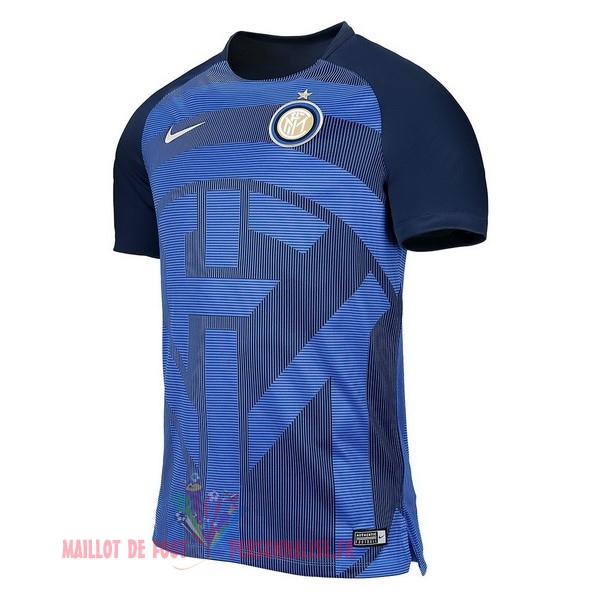 Maillot Om Pas Cher Nike Entrainement Internazionale Milano 2018-2019 Bleu