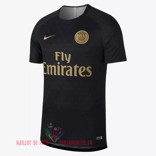 Maillot Om Pas Cher Nike Entrainement Paris Saint Germain 2018-2019 Noir Or