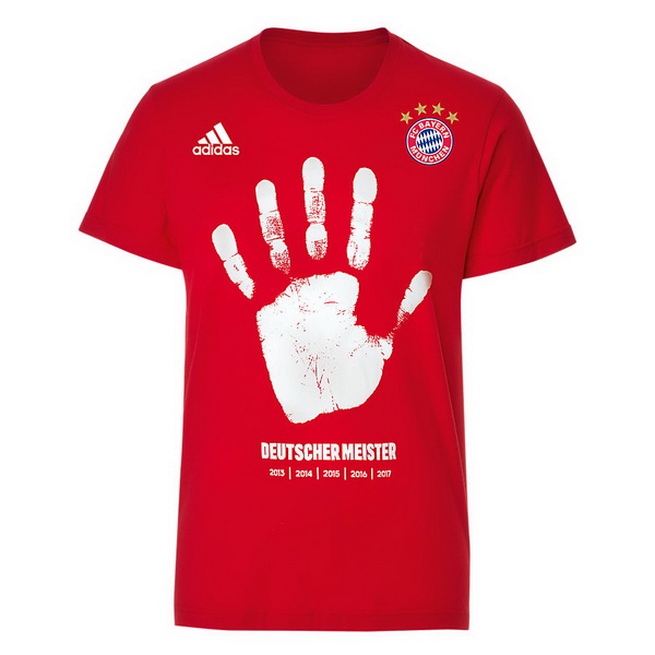 Maillot Om Pas Cher adidas Entrainement Champions Bayern Munich 2017 2018 Rouge