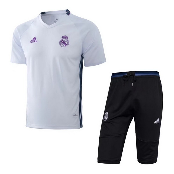 Maillot Om Pas Cher adidas Entrainement Ensemble Real Madrid 2017 2018 Blanc