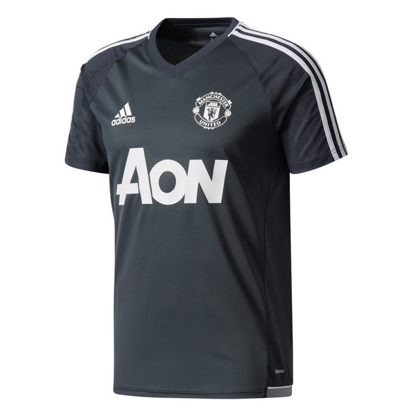 Maillot Om Pas Cher adidas Entrainement Manchester United 2017 2018 Gris Marine
