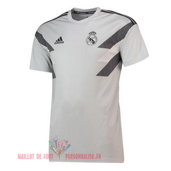 Maillot Om Pas Cher adidas Entrainement Real Madrid 2018-2019 Gris