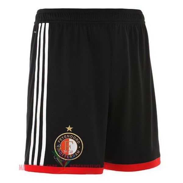 Maillot Om Pas Cher adidas Domicile Shorts Feyenoord Rotterdam 2018-2019 Noir
