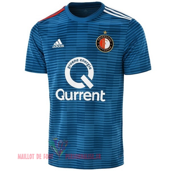 Maillot Om Pas Cher adidas Exterieur Maillots Feyenoord Rotterdam 2018-2019 Bleu