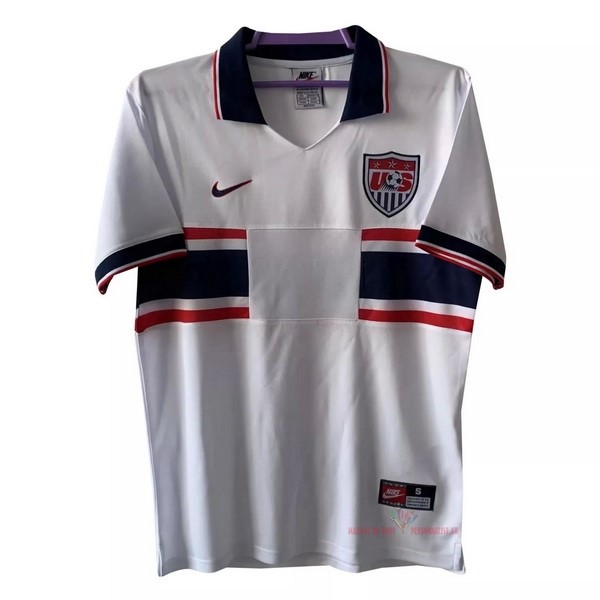 Maillot Om Pas Cher Nike Domicile Camiseta États-Unis Rétro 1995 Blanc