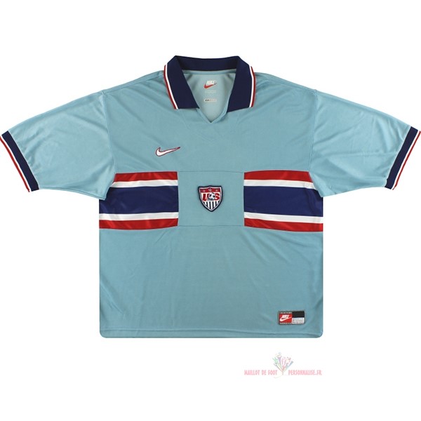 Maillot Om Pas Cher Nike Third Camiseta États-Unis Rétro 1995 1997 Bleu