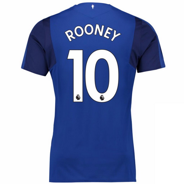 Maillot Om Pas Cher umbro NO.10 Rooney Domicile Maillots Everton 2017 2018 Bleu