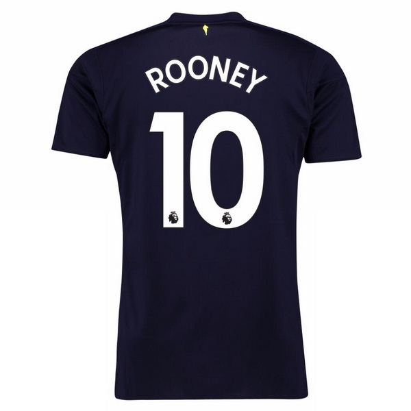 Maillot Om Pas Cher umbro NO.10 Rooney Third Maillots Everton 2017 2018 Purpura Noir